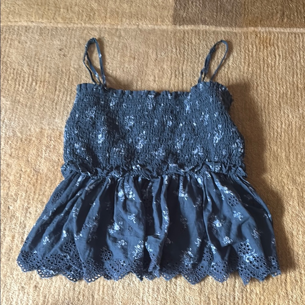 American eagle blue blouse